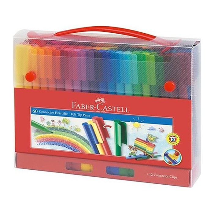 FABER-CASTELL Connector Filzstifte farbsortiert, 1 St.