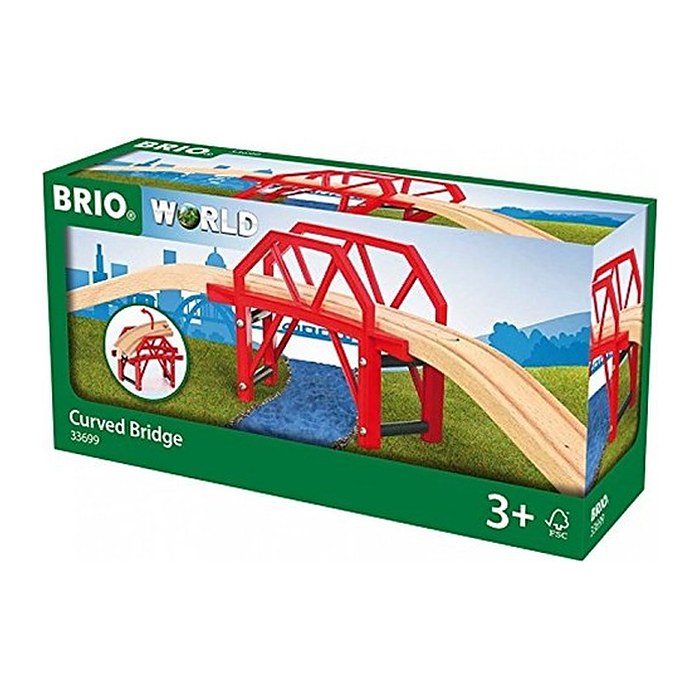 BRIO® Bahnbrücke mit Auffahrten 33699 Spielzeugeisenbahnen-Zubehör