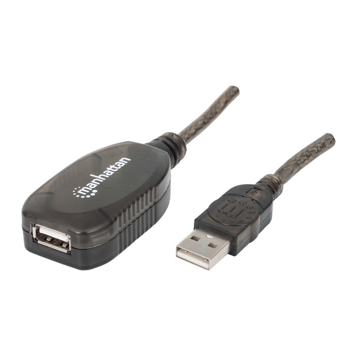 MANHATTAN USB-Repeater Kabel USB 2.0 A -> A St/Bu 20.00m si retail