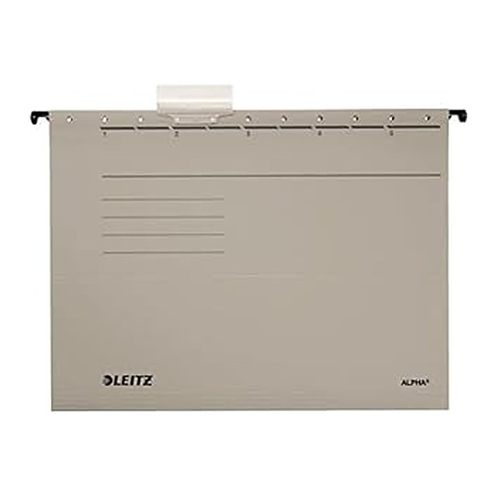 LEITZ Hängemappen ALPHA® 1985 grau, 5 St.