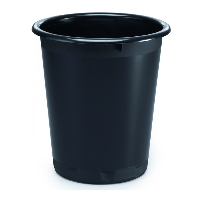 DURABLE BASIC Papierkorb 13l schwarz