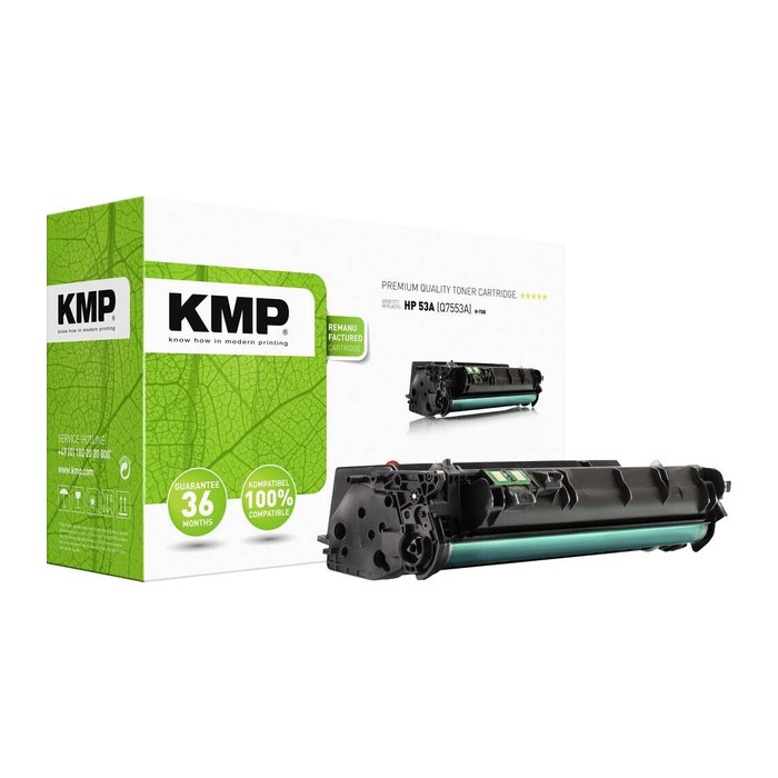 KMP H-T87 schwarz Toner kompatibel zu HP 53XXL (Q7553X)