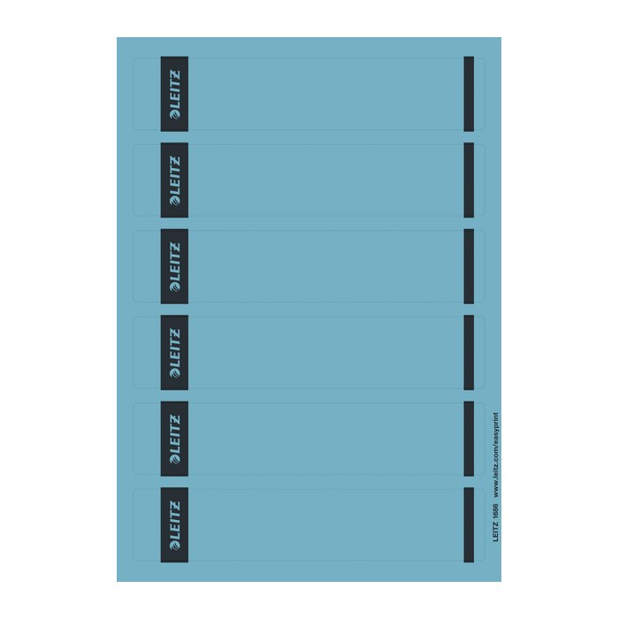 LEITZ Ordneretiketten 1686/2-35 blau, 150 St.