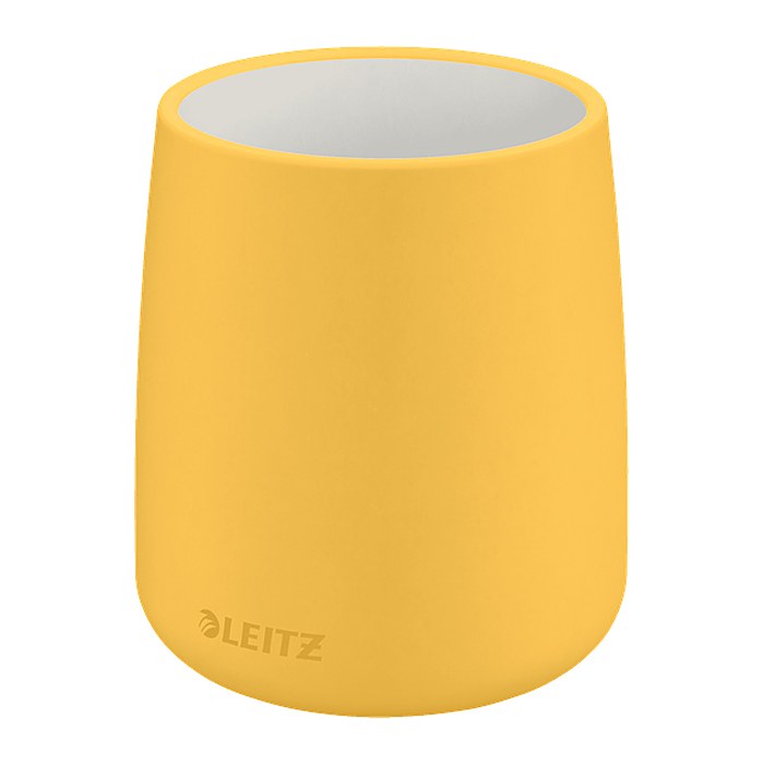 LEITZ Stiftehalter Cosy gelb Keramik 8,7 x 8,7 x 10,8 cm