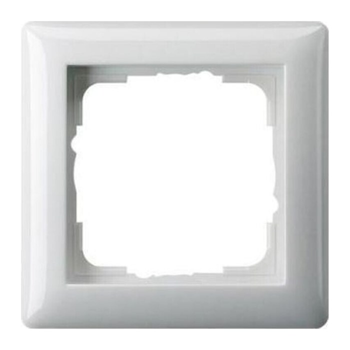 GIRA 1-fach Steckdosenrahmen Standard 55 weiß 8,1 x 8,1 cm, 1 St.
