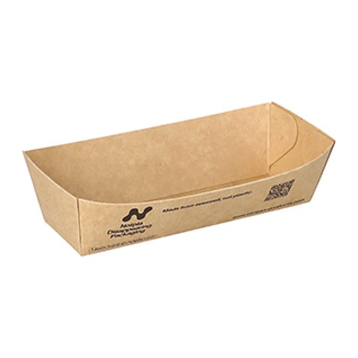 conpax Pappschalen NOTPLA braun 12,0 x 5,0 cm, 240 St.