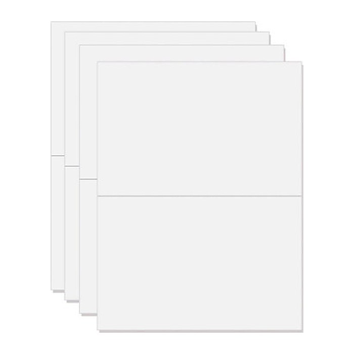 LUMA Einlegeblätter für Karten weiß DIN B6, 10 Blatt, 10 St.
