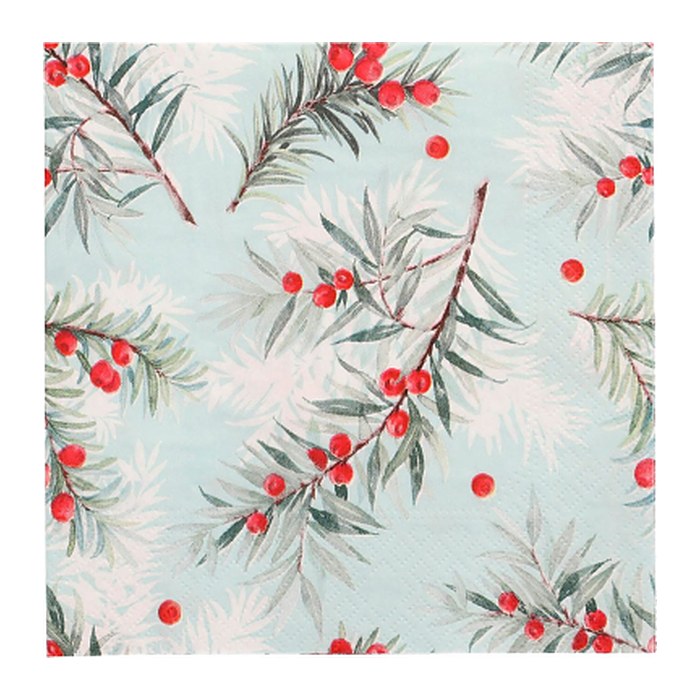PAPSTAR Servietten Yew Branches 20 St.