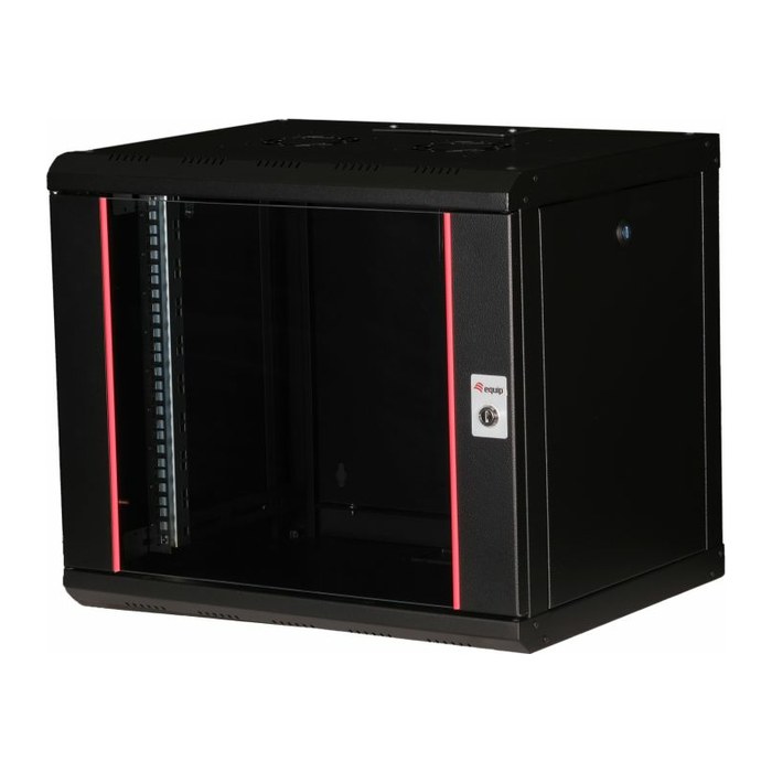 Equip 19" Netzwerkschrank Glastür PM 600x450mm 9HE schwarz