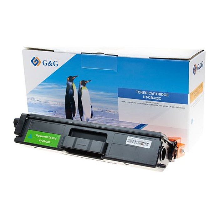 G&G XL-Toner kompatibel mit Brother TN-423C Cyan