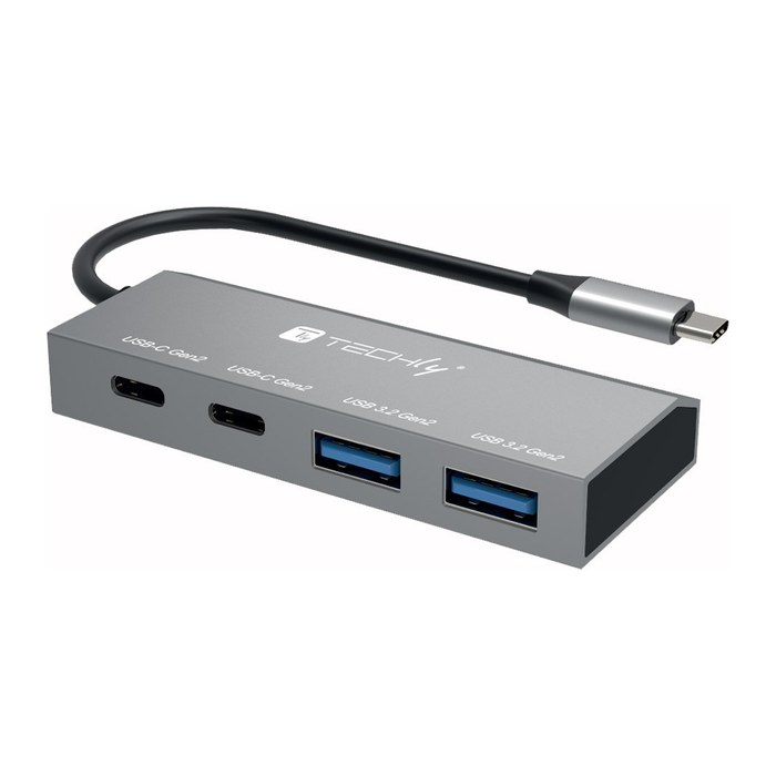 Techly Hub USB 3.2 2xUSB-A/2x USB C