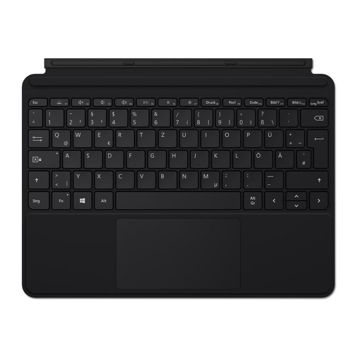 Microsoft Surface Go Type Cover for Business Tablet-Tastatur schwarz geeignet für Microsoft Surface Go, Microsoft Surface Go 2