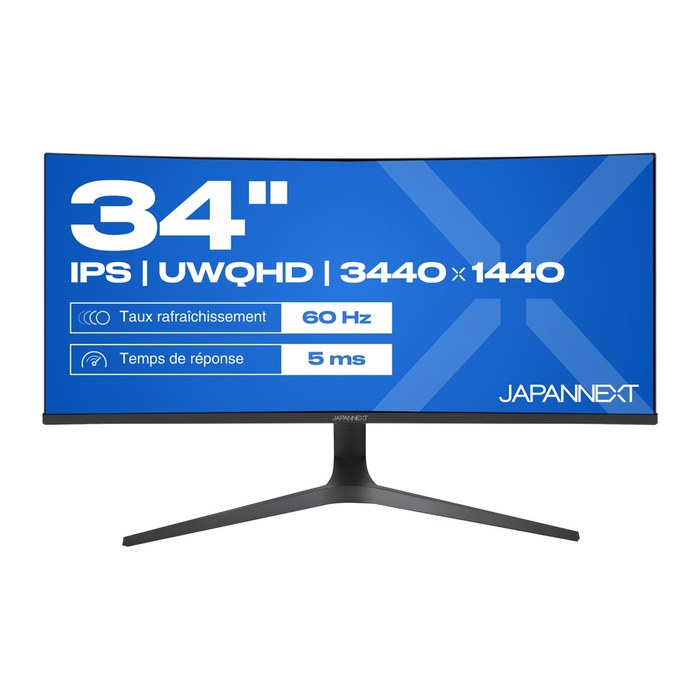JAPANNEXT 86,4cm JN-IPS340UWQHD60C-C65W-HS-W curved UWQHD