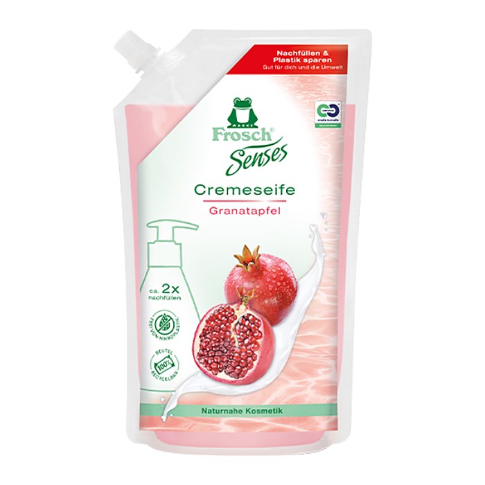 Frosch® Senses Granatapfel Flüssigseife Nachfüllpackung 500 ml, 1 St.