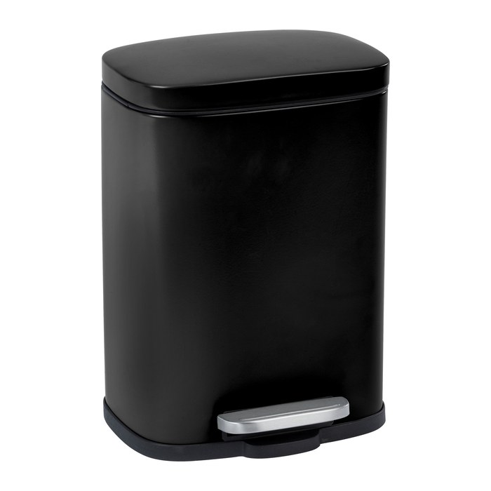 WENKO Leno Kosmetikeimer 5,0 l schwarz, 1 St.