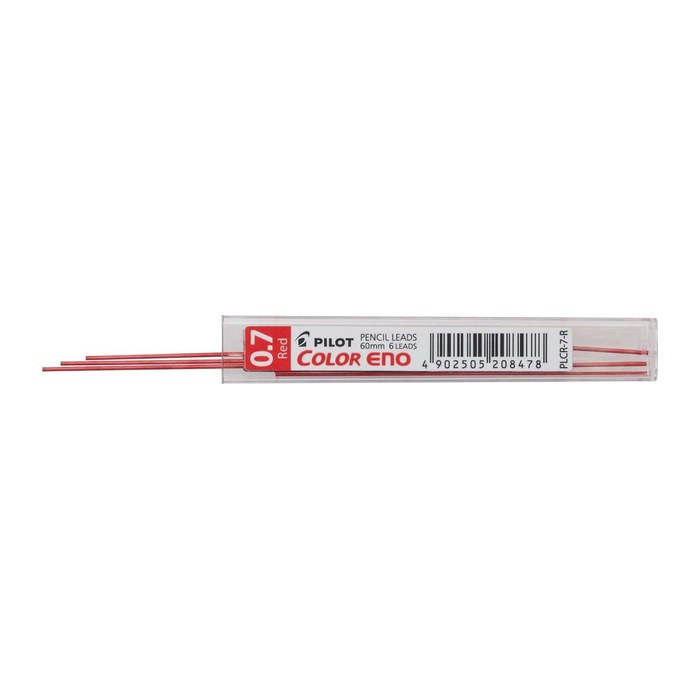 PILOT Color ENO Fallminen-Bleistiftminen rot 0,7 mm, 6 St.