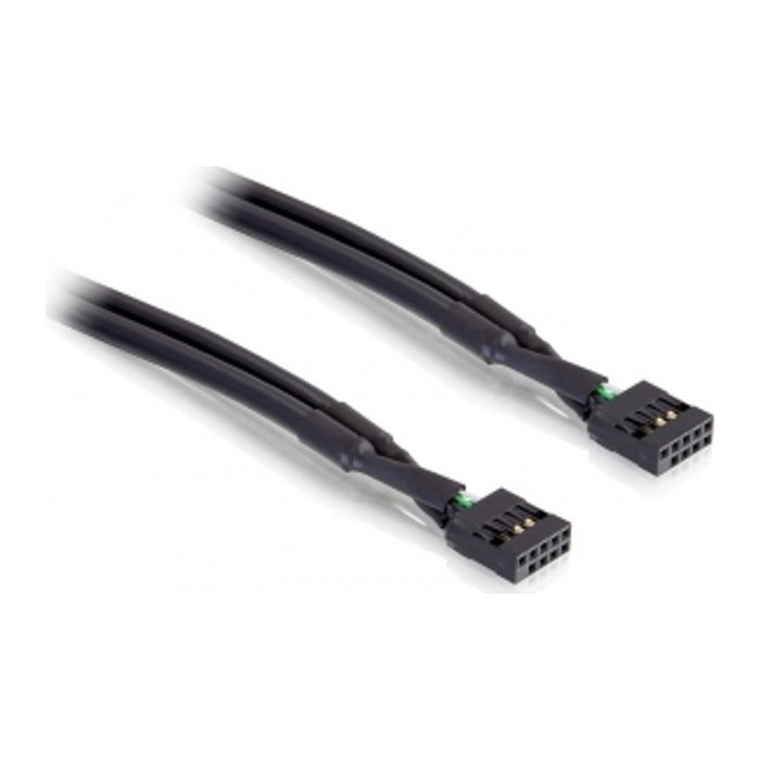 DELOCK USB Kabel Pinheader 10Pin -> 10Pin Bu/Bu 0.50m