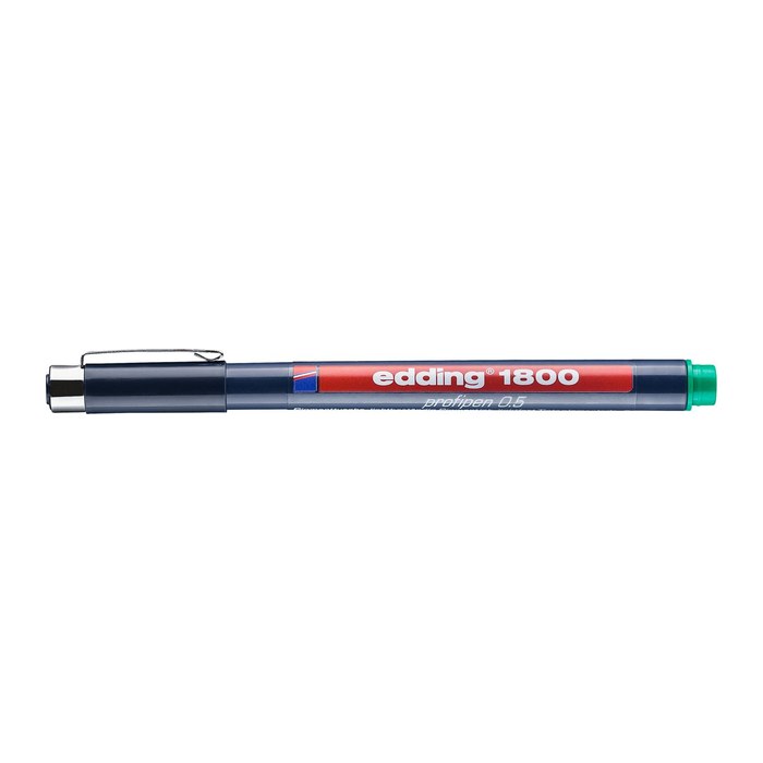 edding 1800 Fineliner grün 0,5 mm, 1 St.