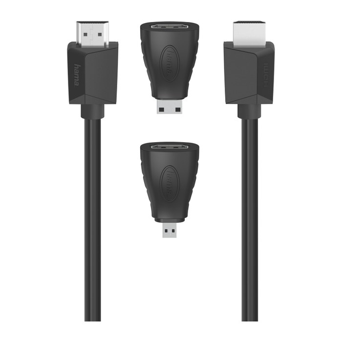 hama Ultra High Speed HDMI Kabel 1,5 m schwarz, 1 St.