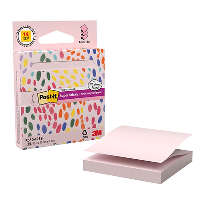 Post-it® Z-Notes Haftnotizen pink, 1 St.