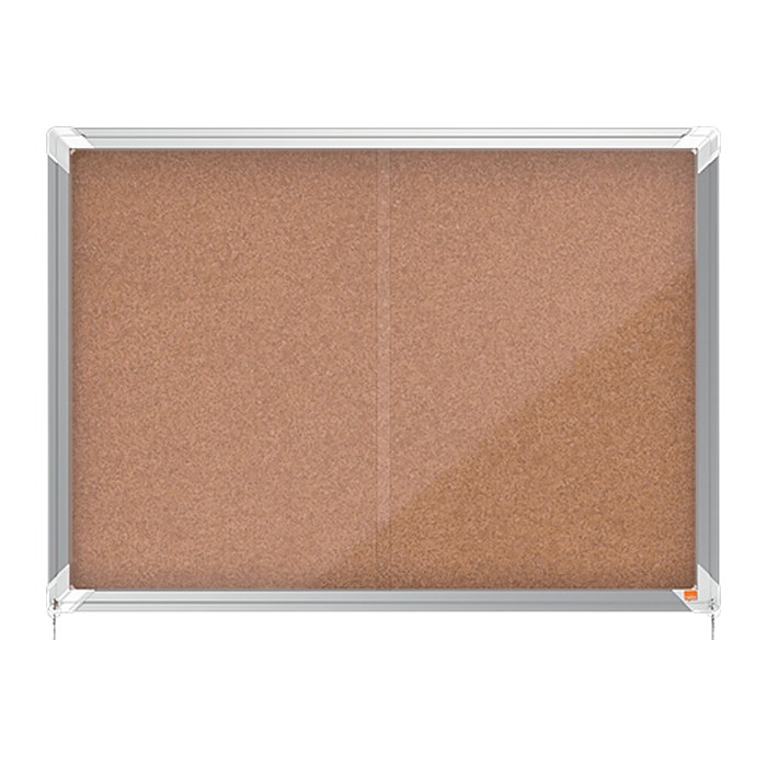 nobo Schaukasten silber 8x DIN A4 92,5 x 6,3 x 66,8 cm, 1 St.
