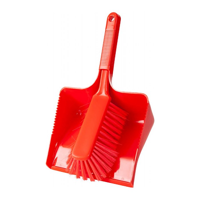 haug® bürsten Kehrgarnitur rot Kunststoff 35,0 cm breit