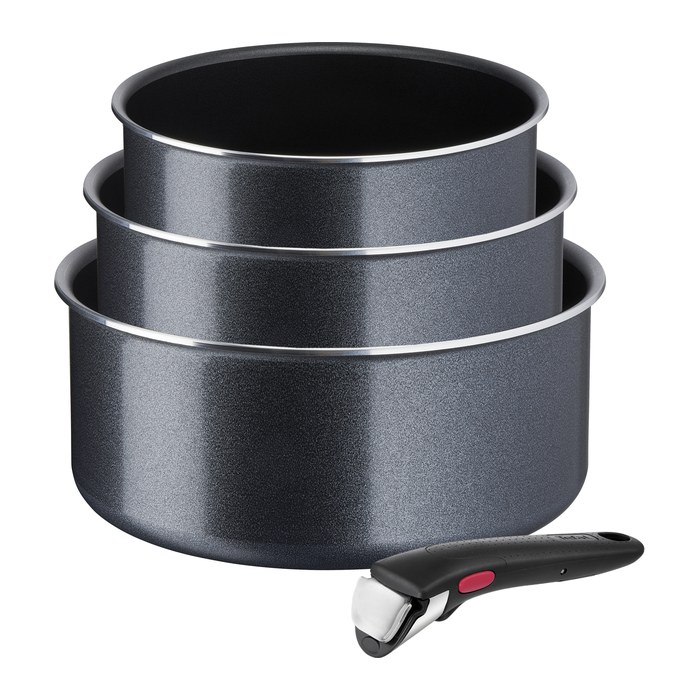 Tefal® Pfannen-Set INGENIO XL FORCE schwarz 4-tlg., 1 Set