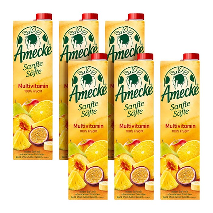 Amecke Sanfte Säfte Multivitamin Direktsaft 6x 1,0 l
