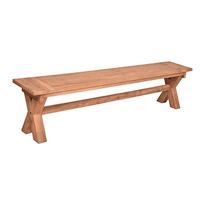 Garden Pleasure Gartenbank KISAR 940282 braun Holz 200,0 cm