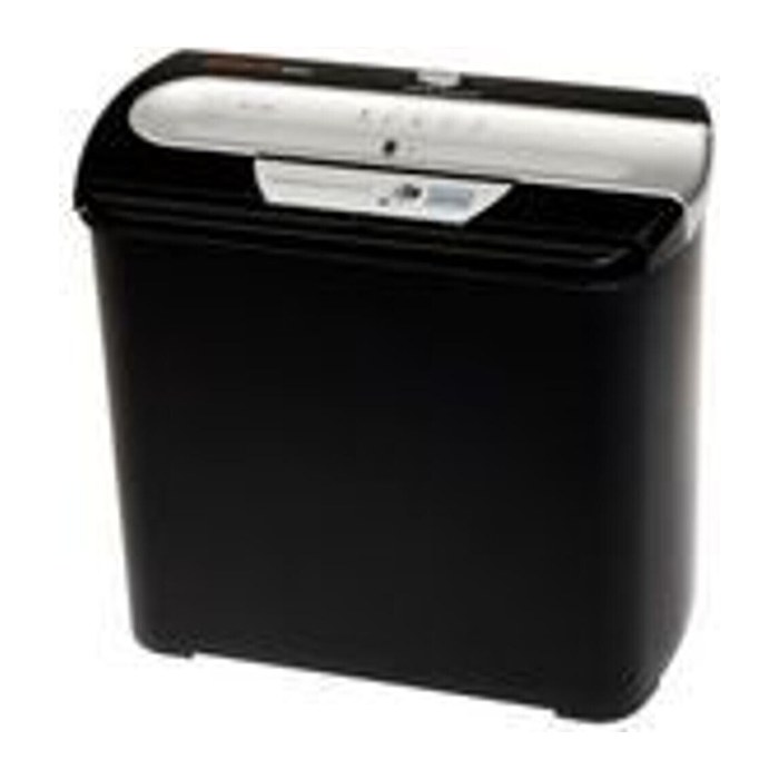 GENIE 255 CD Aktenvernichter mit Streifenschnitt P-1, 7 mm, bis 7 Blatt, schwarz
