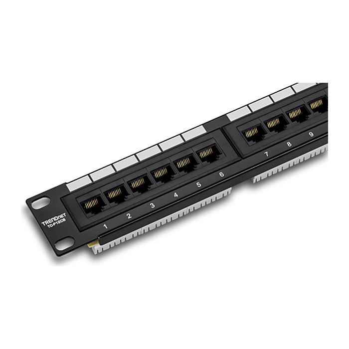 TRENDnet Patchpanel 12-Port Cat6 ungeschirmt (10" wide)