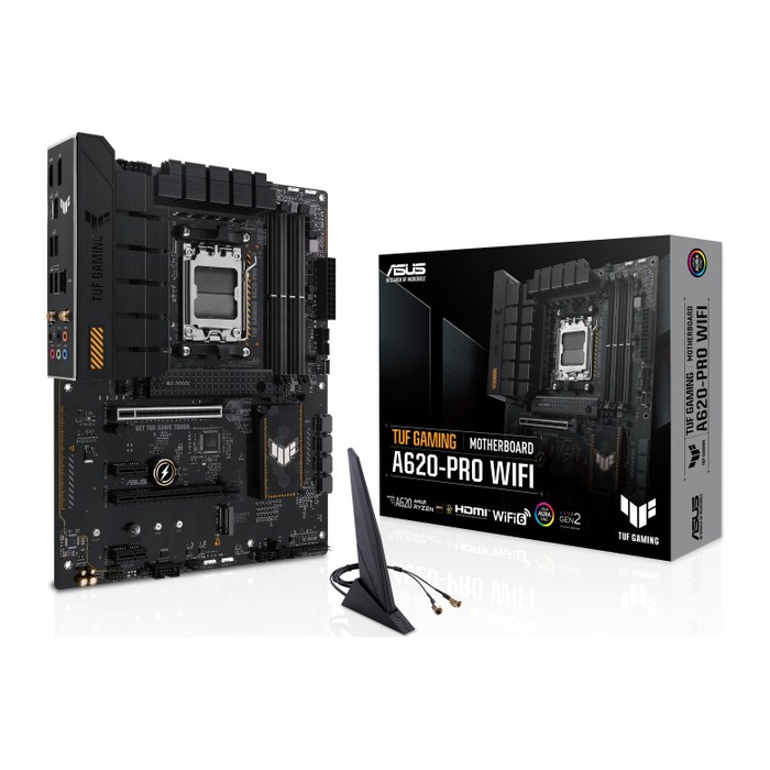 ASUS TUF GAMING A620-PRO WIFI (AMD,AM5,DDR5,ATX)