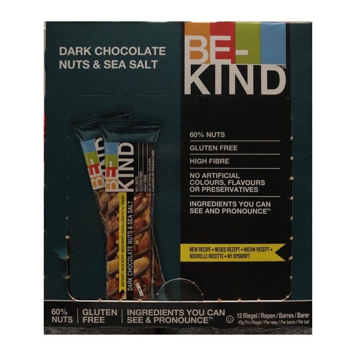 BE-KIND Dark Chocolate Nuts & Sea Salt Nussriegel 12 Riegel, 12 St.
