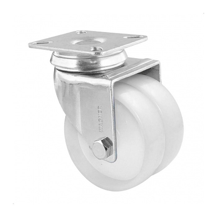 WAGNER® design yourself Apparate-Doppel-Lenkrolle ECO RO 1277 weiß