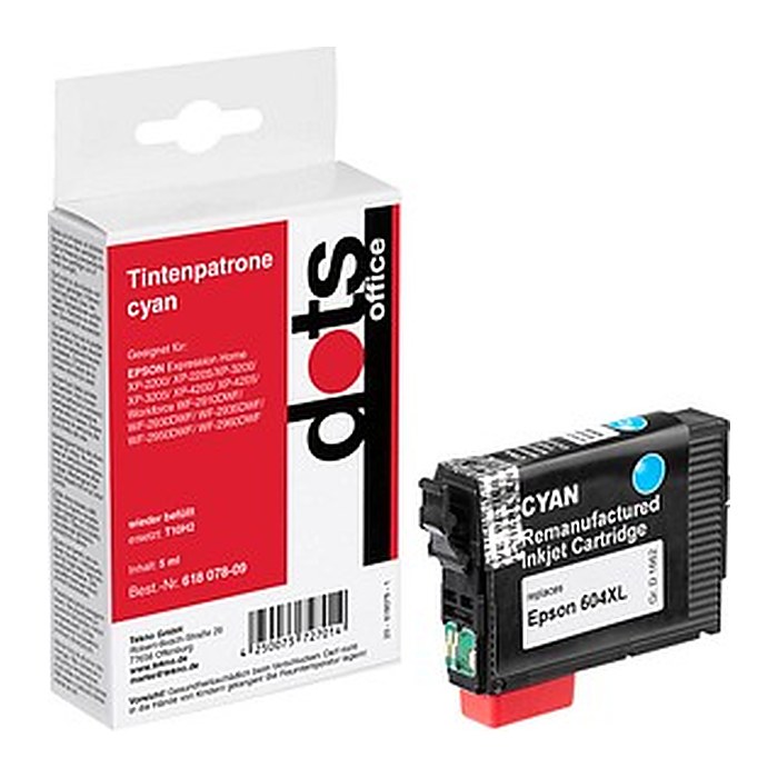 dots  cyan Druckerpatrone kompatibel zu EPSON T10H2