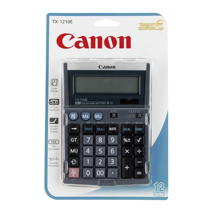 Canon TX-1210E Tischrechner grau/silber
