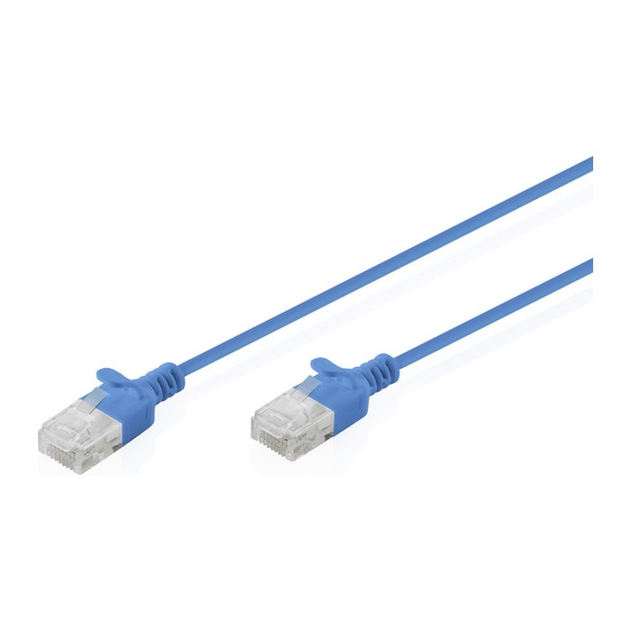 DIGITUS Patchkabel CAT 6 U-UTP Slim 5m Blau