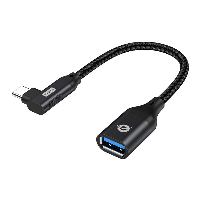CONCEPTRONIC Adapter USB-C3.2 90°->USB-A3.0 10Gbs 0.15m sw