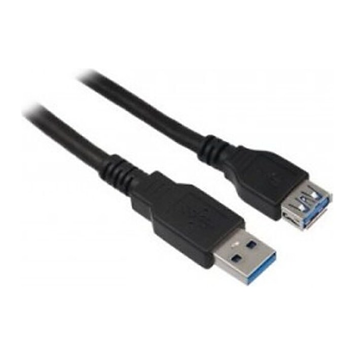 goobay USB 3.0 A Kabel 5,0 m schwarz, 1 St.