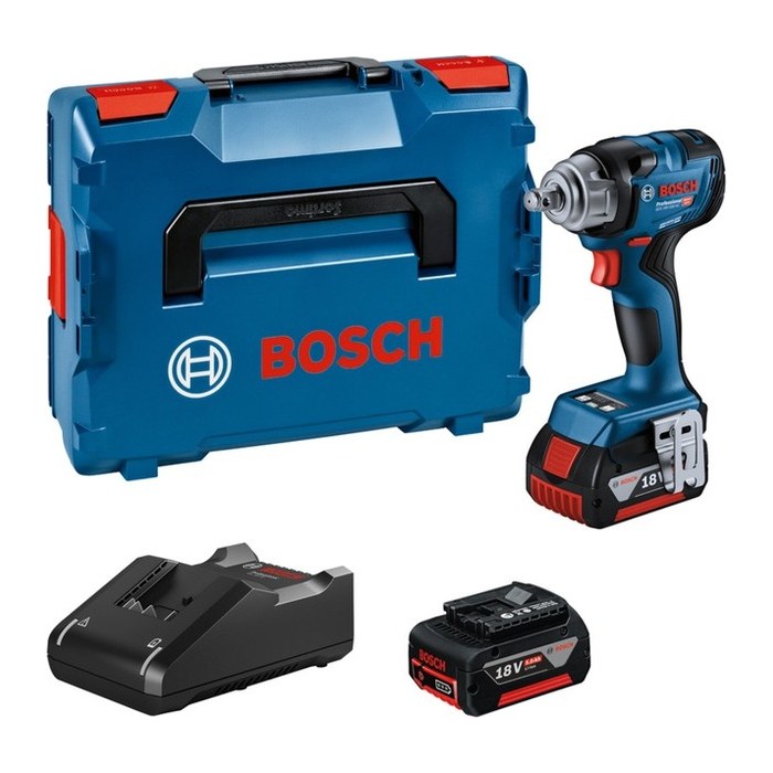 BOSCH Professional GDS 18V-330 HC Akku-Schlagbohrschrauber-Set 18,0 V, mit 2 Akkus