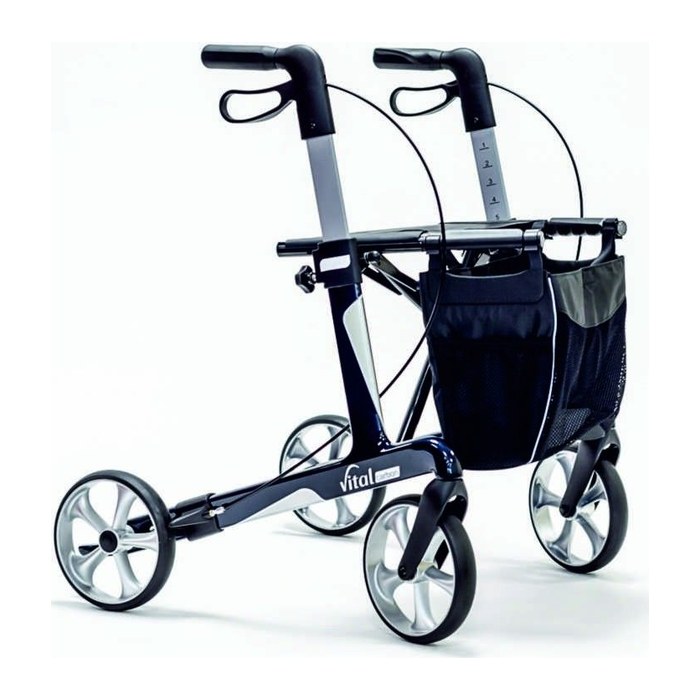 RUSSKA Rollator vital carbon 11448606 blau, 1 St.