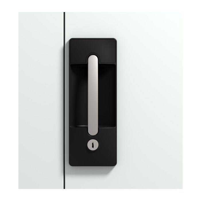 CP Stahlschrank 8922-052 S10163 lichtgrau, rededagrün 4 Fachböden 93,0 x 60,0 x 195,0 cm, aufgebaut, 1 St.