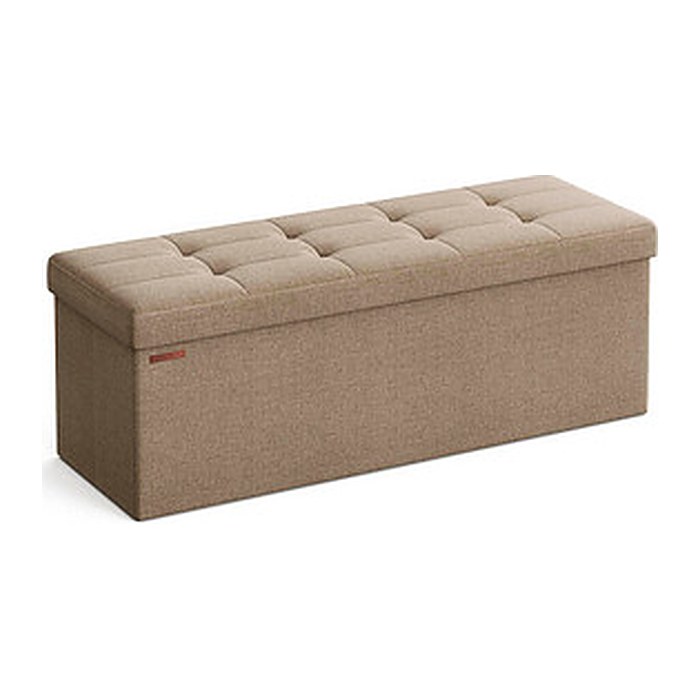 SONGMICS Sitztruhe LSF077R01V1 taupe Stoff 110,0 cm
