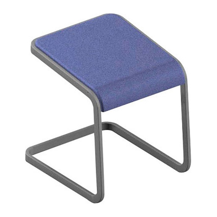 Quadrifoglio Büro-Sitzhocker C-STOOL OCSTOB01/3MAX hellblau, 1 St.