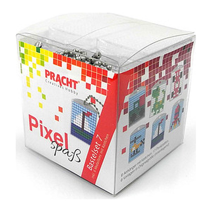 PRACHT® Creatives Diamond Painting Schlüsselanhänger mehrfarbig 6 St.
