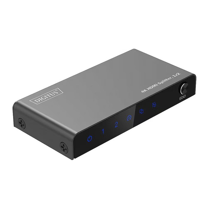 DIGITUS HDMI Splitter 1x2 4K/60Hz HDCP 2.3 EDID Control