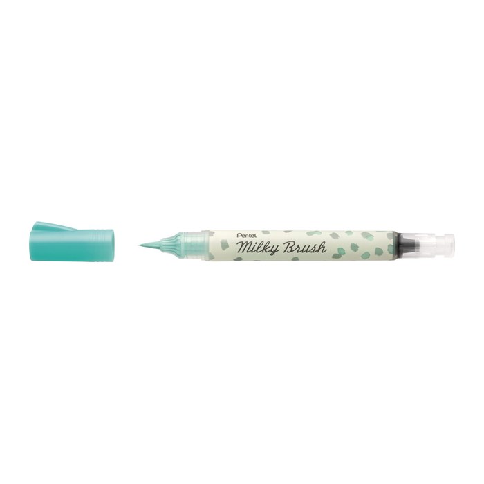 Pentel Milky Brush XGFH-PDX Brush-Pen grün, 1 St.