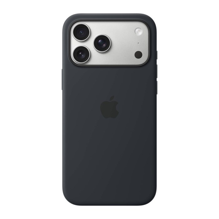 Apple Silikon Case mit MagSafe Handy-Cover für Apple iPhone 17 Pro Max schwarz