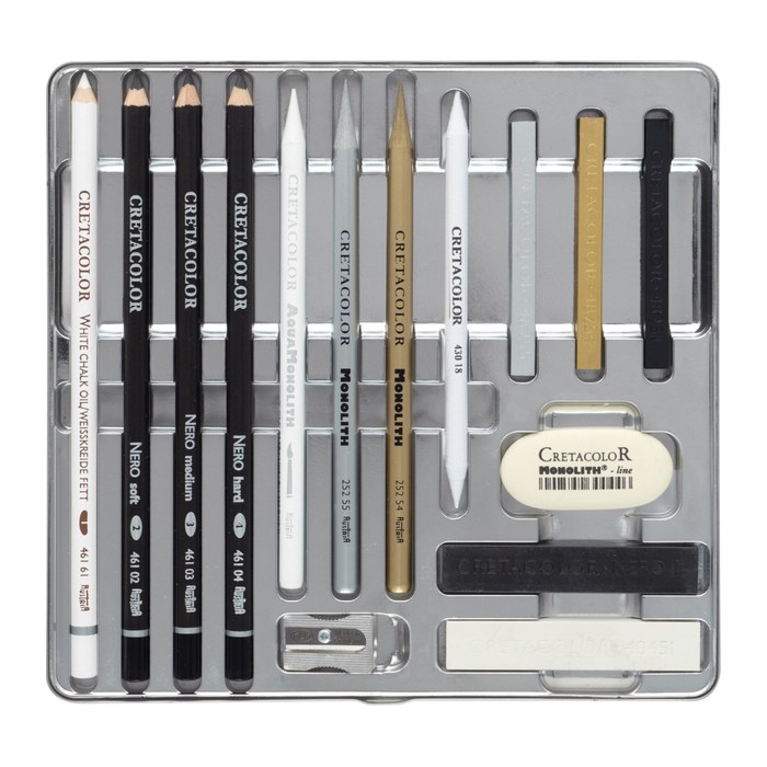 Brevillier's CRETACOLOR The Diamond Box Pastellkreide farbsortiert 1 Set