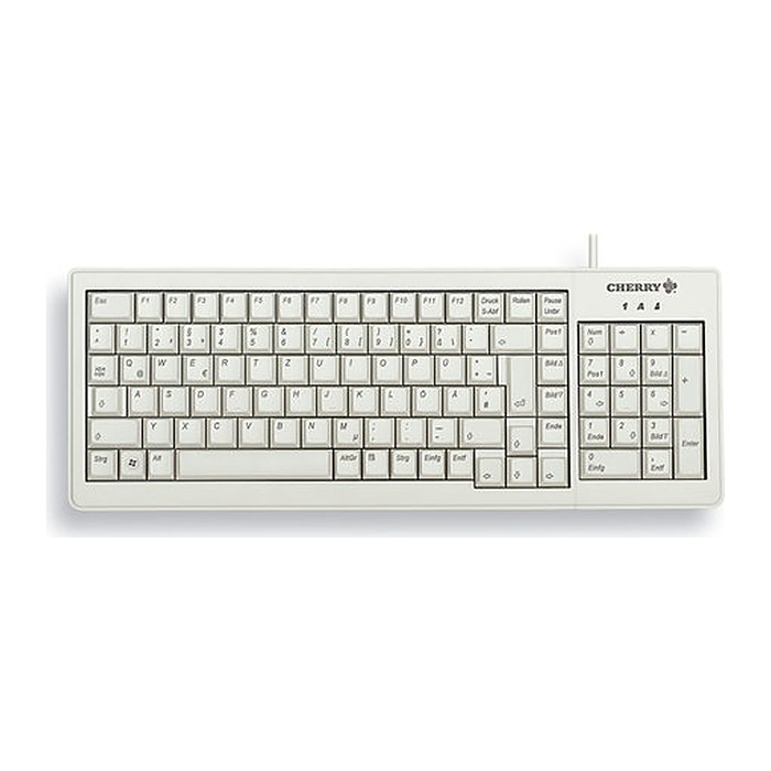 CHERRY G84-4400 Tastatur kabelgebunden grau